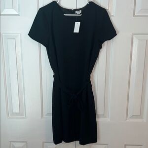 J. Crew Black Sheath Mini Dress